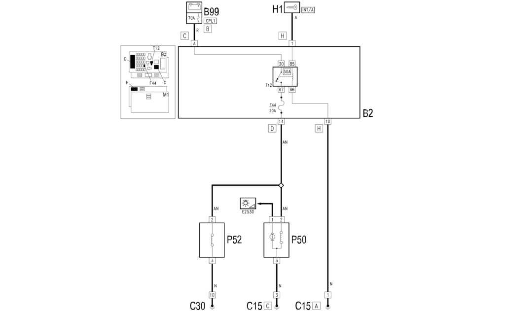 car lighter wiring diagram