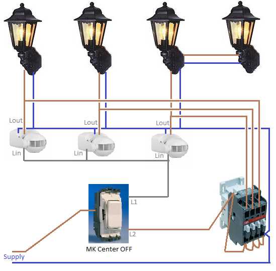 outdoor lighting circuit diagram