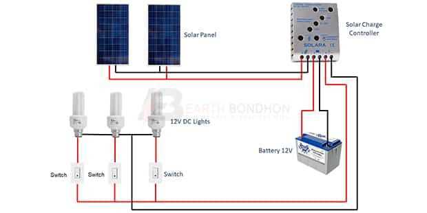 circuit diagram for solar cell