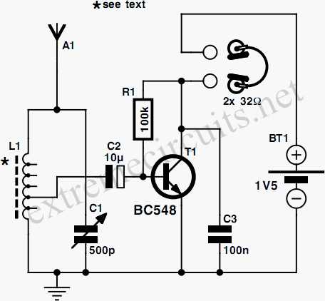 circuit diagram of a radio