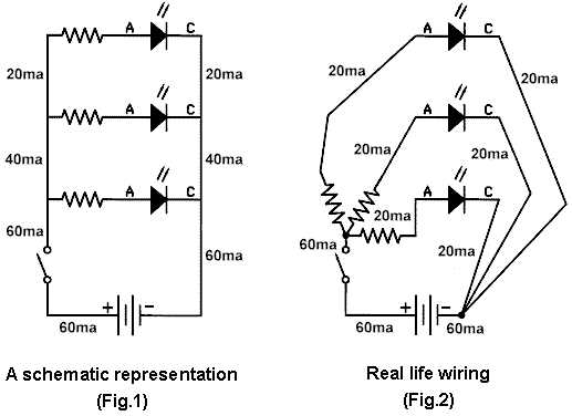circuit diagram of led circuit diagram of led