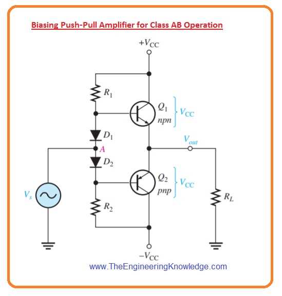 class ab amplifier circuit diagram