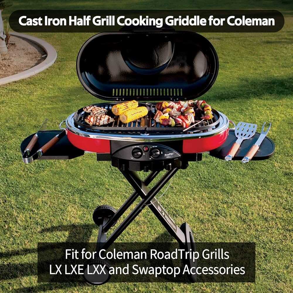 coleman roadtrip grill parts diagram