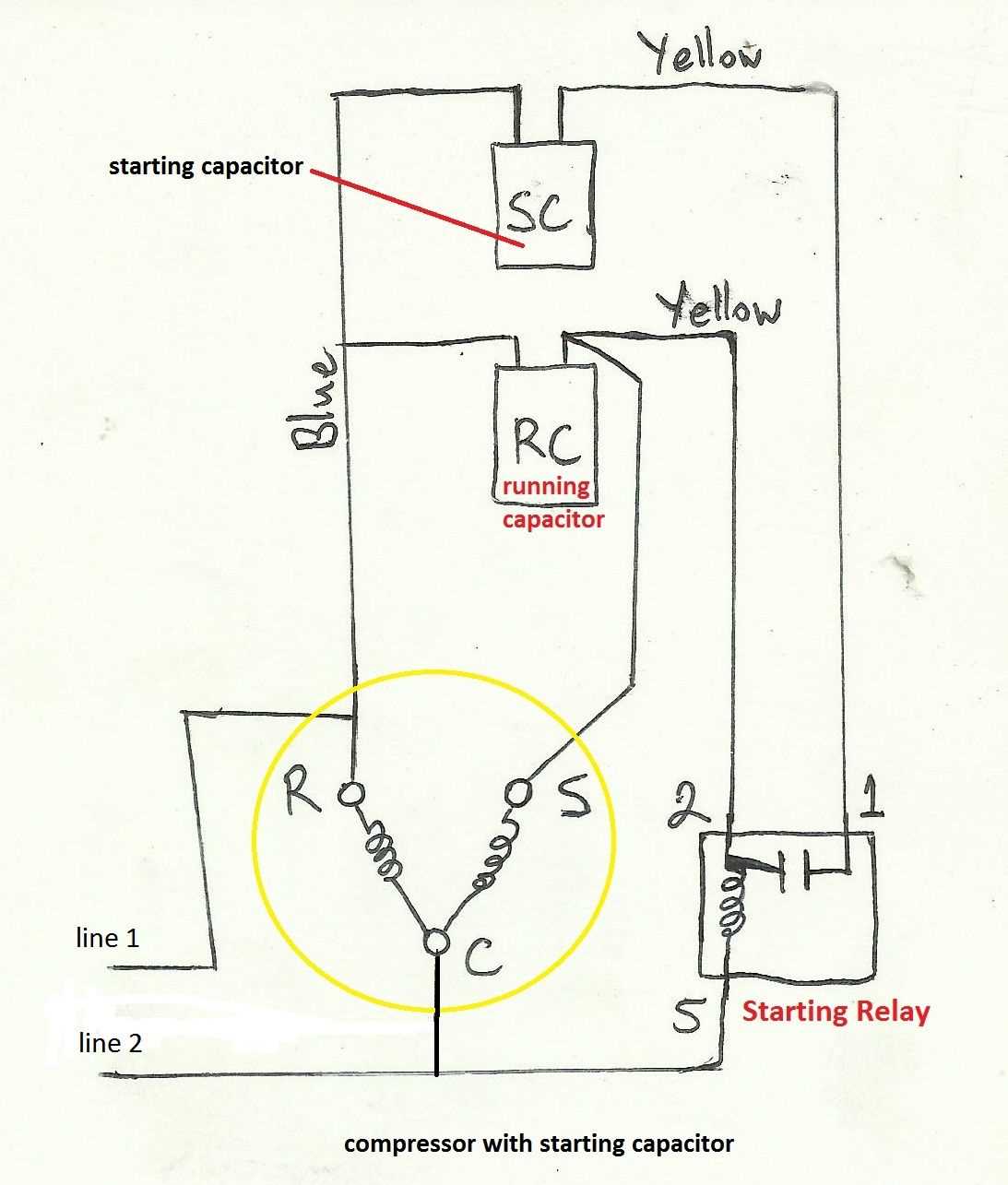 compressor circuit diagram
