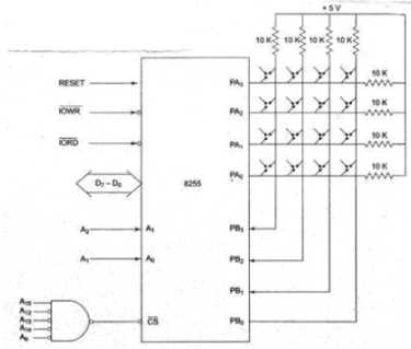 computer keyboard circuit diagram