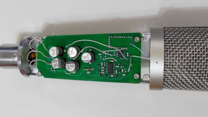 condenser mic circuit diagram
