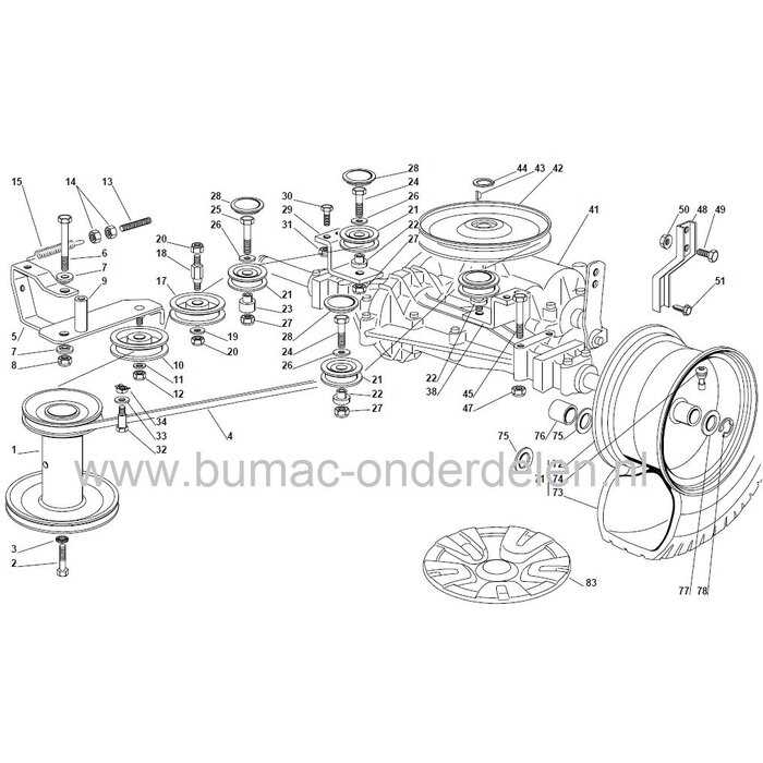 craftsman riding mower parts diagram