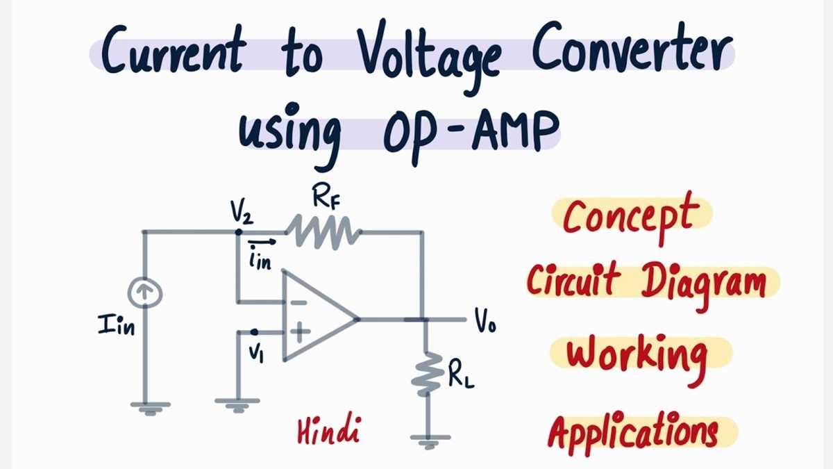 current to voltage converter circuit diagram current to voltage converter circuit diagram