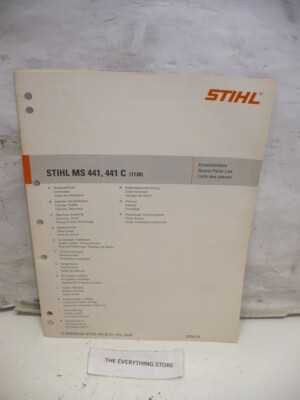 stihl ms441 parts diagram stihl ms441 parts diagram