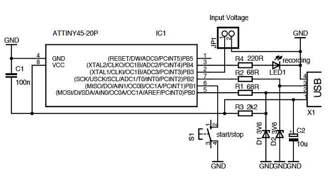 data logger circuit diagram
