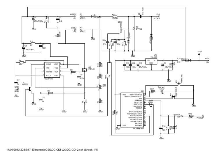 dc cdi circuit diagram