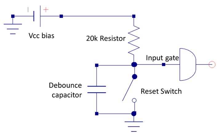 debounce circuit diagram