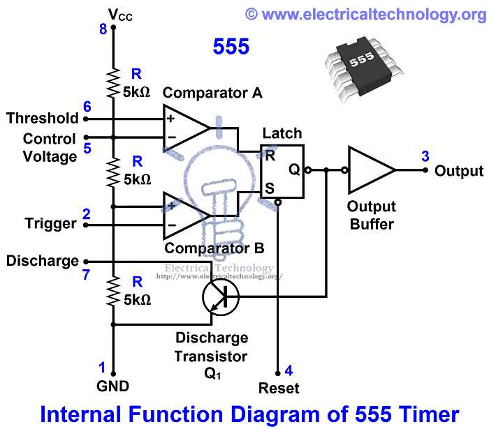 555 ic timer circuit diagram