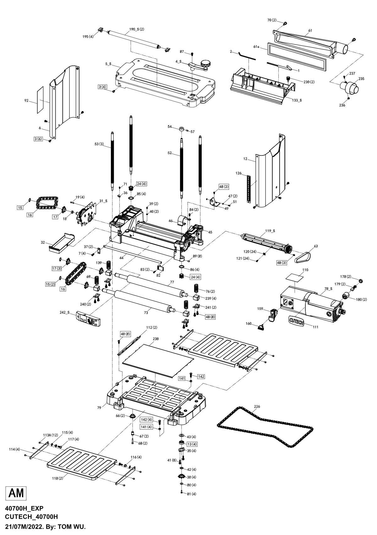 dewalt planer parts diagram