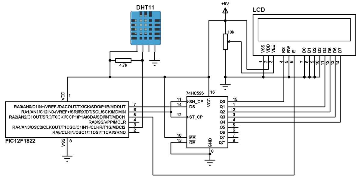 dht11 circuit diagram