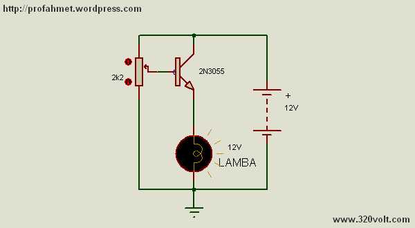 dimmer light circuit diagram