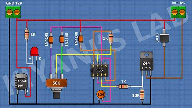 electronic speed controller circuit diagram