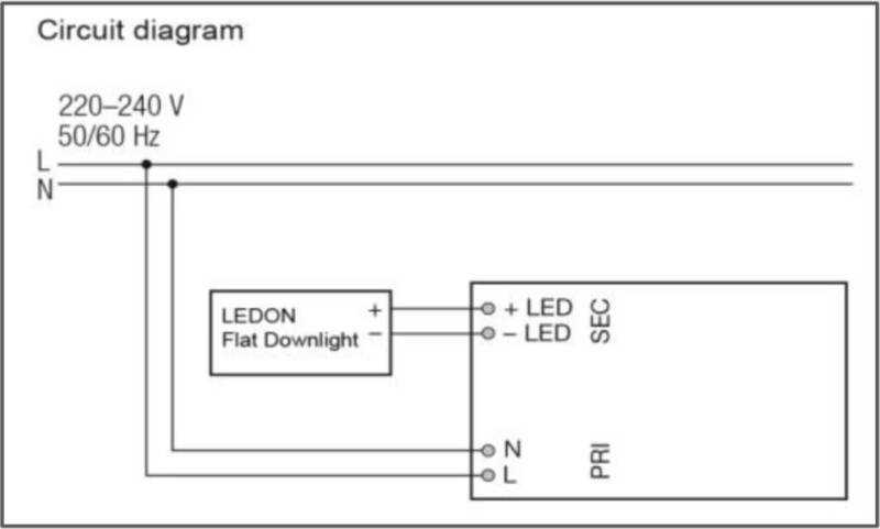 downlight circuit diagram