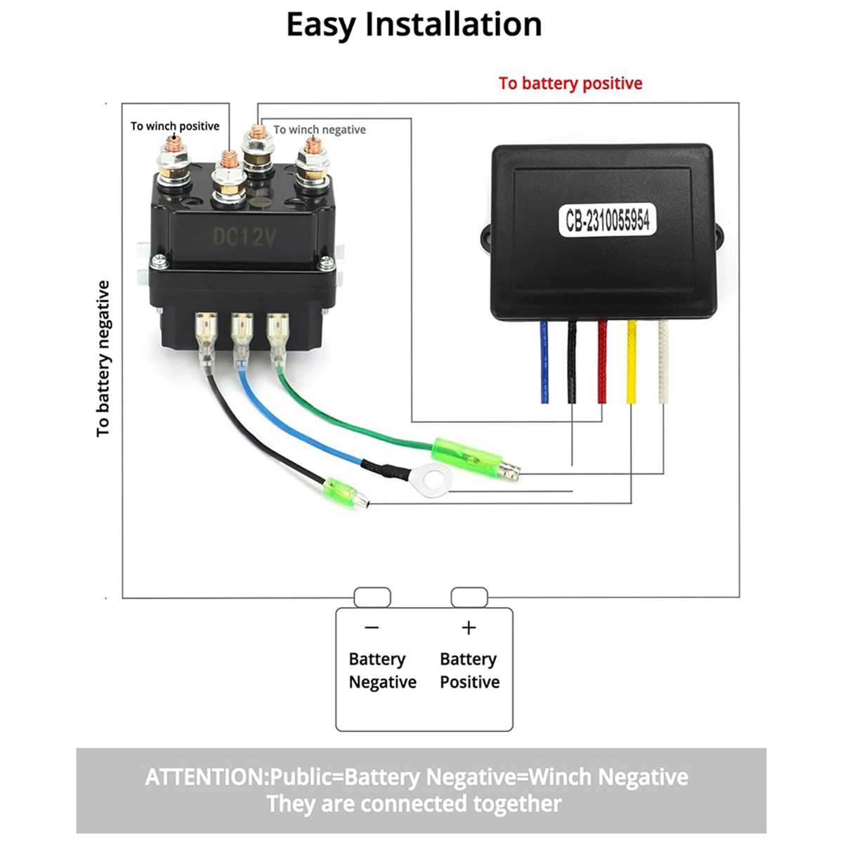 wireless winch remote wiring diagram