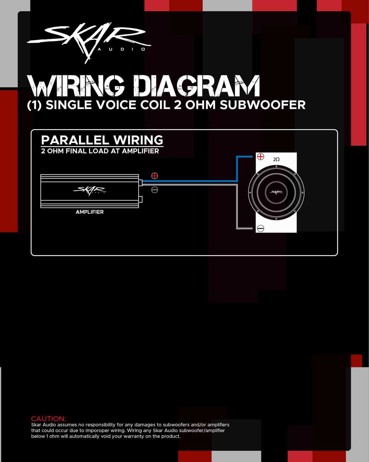 dual 1 ohm subwoofer wiring diagram