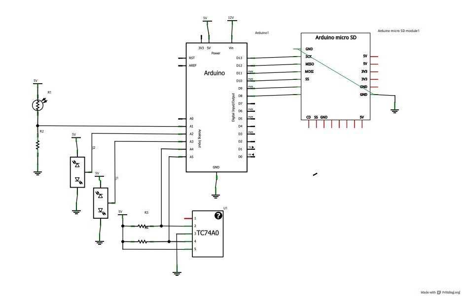 data logger circuit diagram