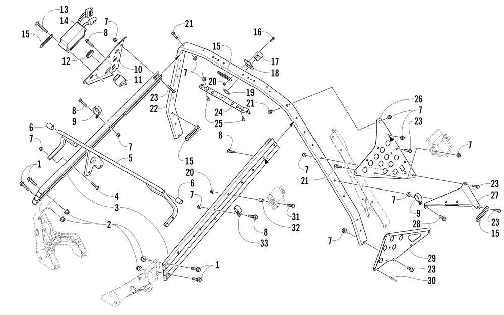 cat skid steer parts diagram