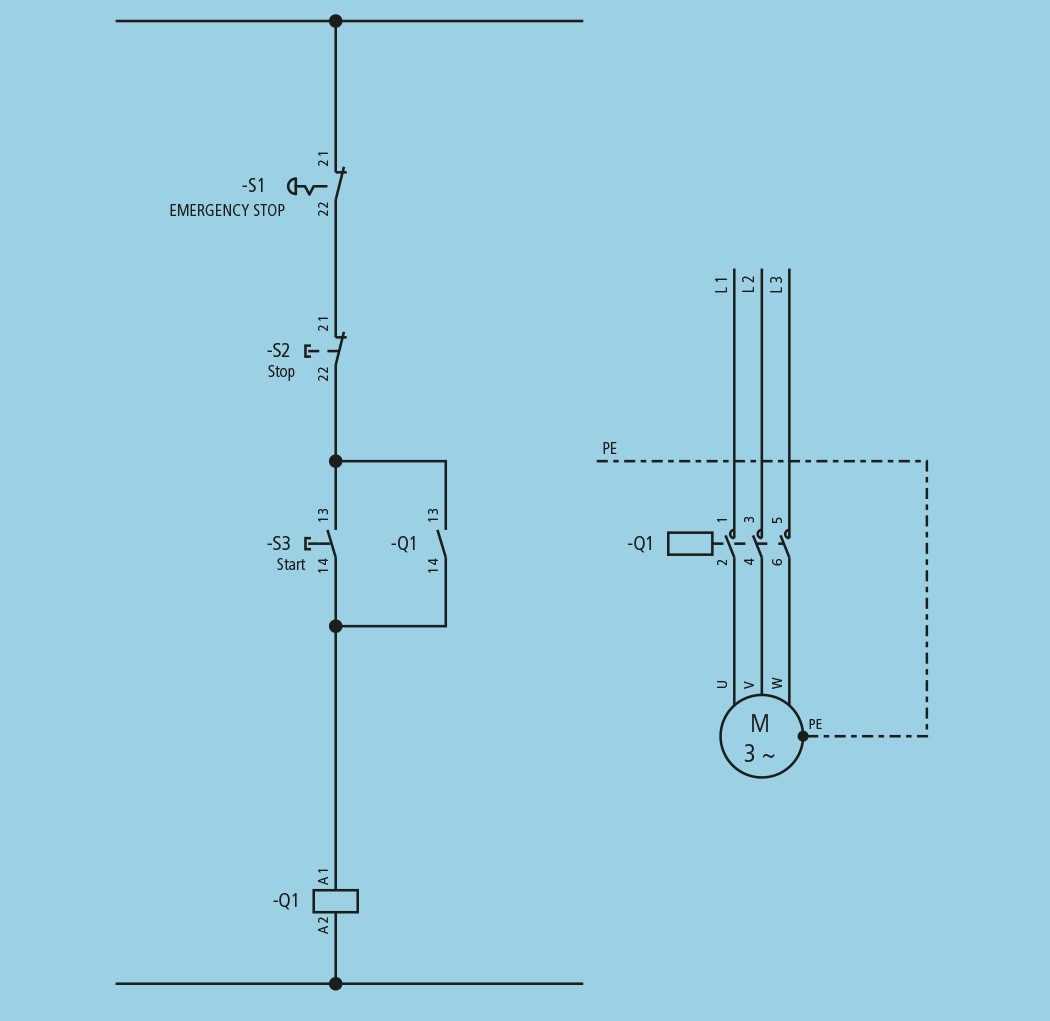 e stop circuit diagram