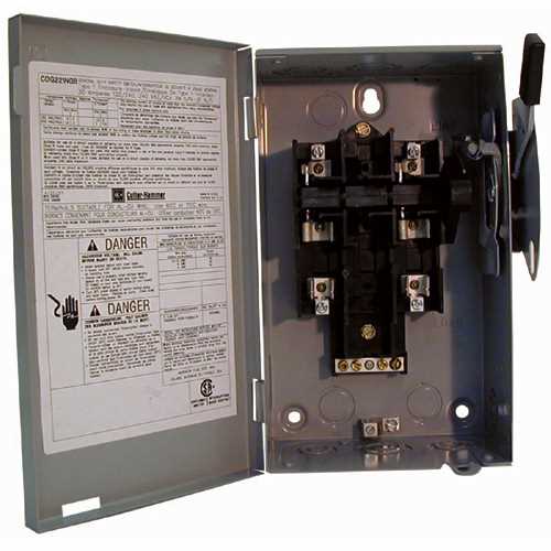 eaton 30 amp disconnect wiring diagram