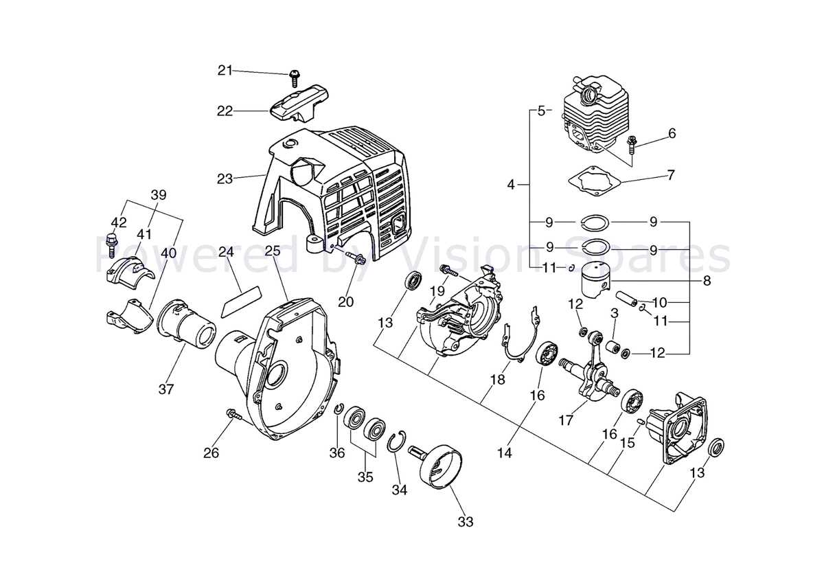 echo string trimmer parts diagram