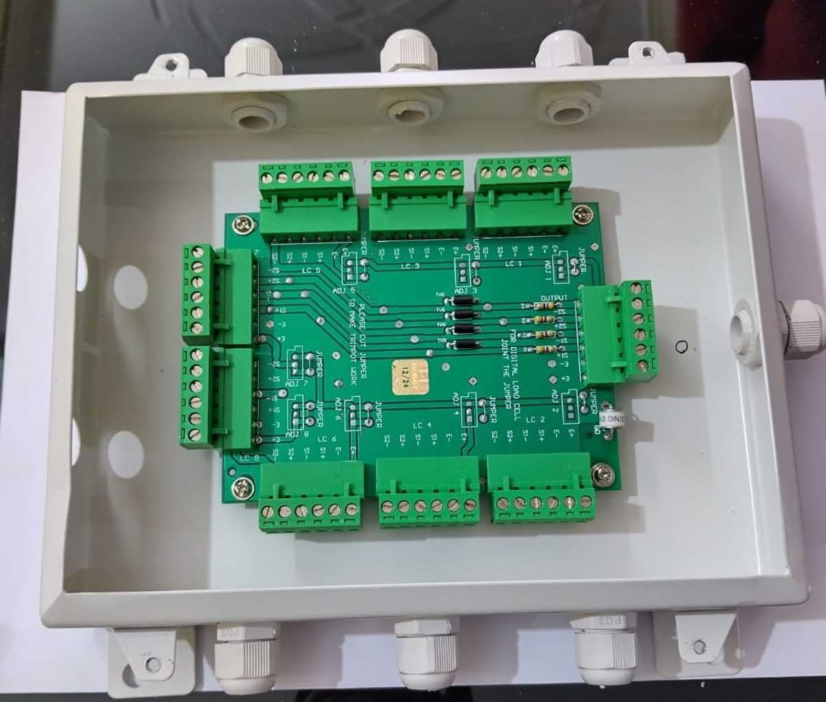 load cell junction box circuit diagram