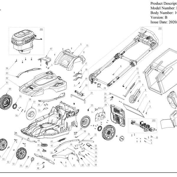 honda self propelled lawn mower parts diagram