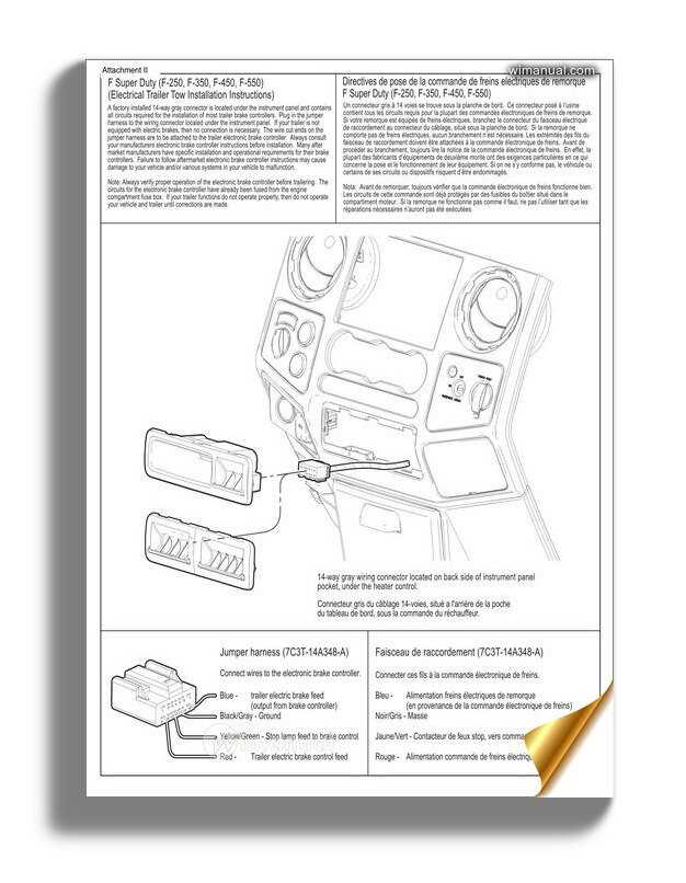 electric brake controller wiring diagram