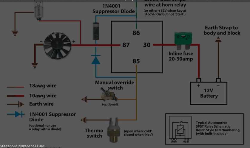 electric fan relay wiring diagram electric fan relay wiring diagram