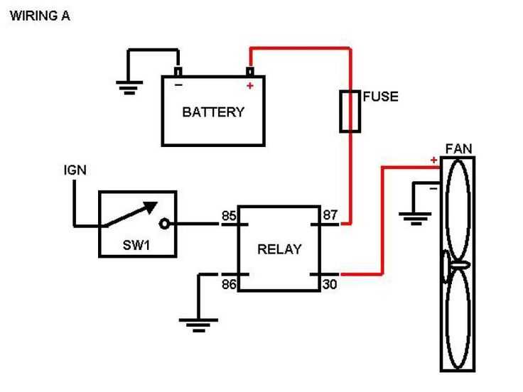 electric fan relay wiring diagram electric fan relay wiring diagram