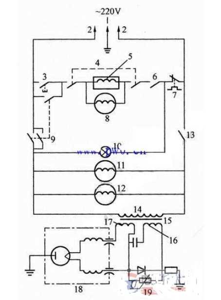electric oven circuit diagram