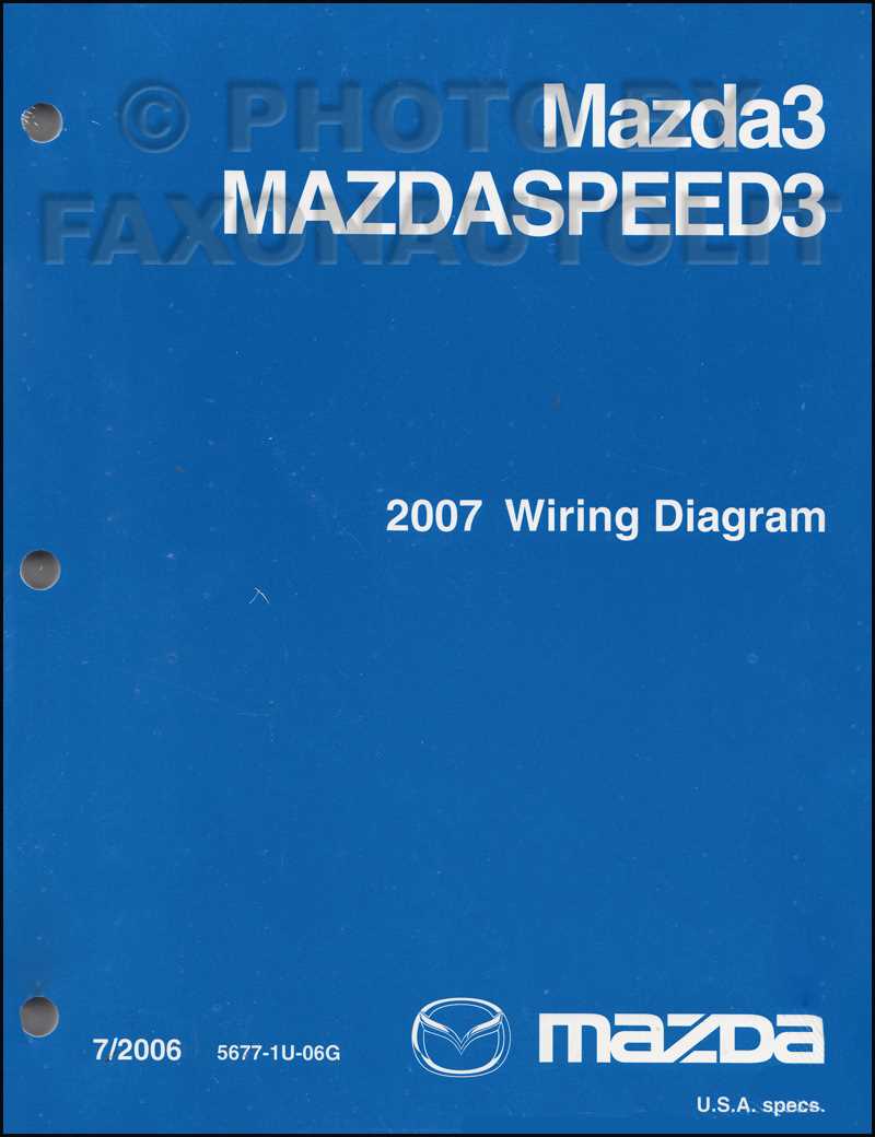 mazda wiring diagram color codes