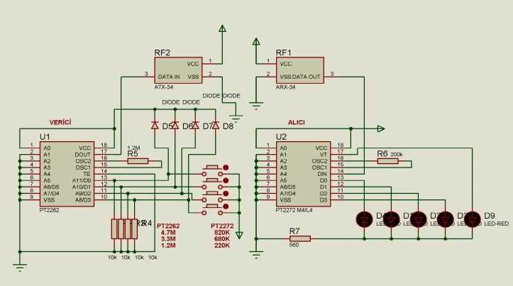 pt2262 circuit diagram
