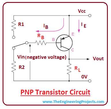 pnp transistor switch circuit diagram pnp transistor switch circuit diagram