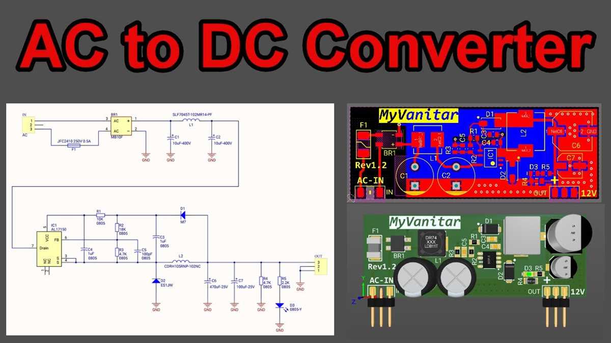 ac to dc converter circuit diagram without transformer