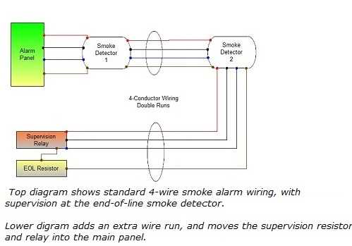 fire detector wiring diagram