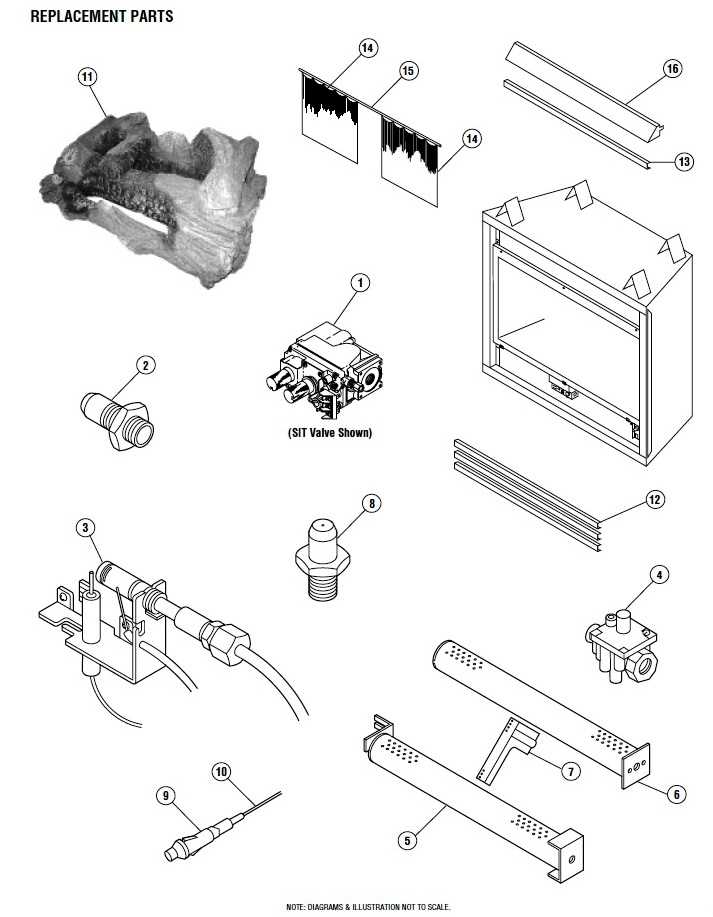 fireplace diagram parts fireplace diagram parts
