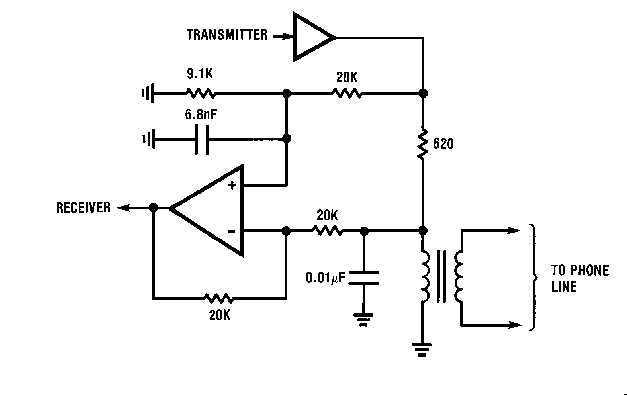 basic telephone circuit diagram