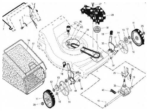 honda self propelled lawn mower parts diagram