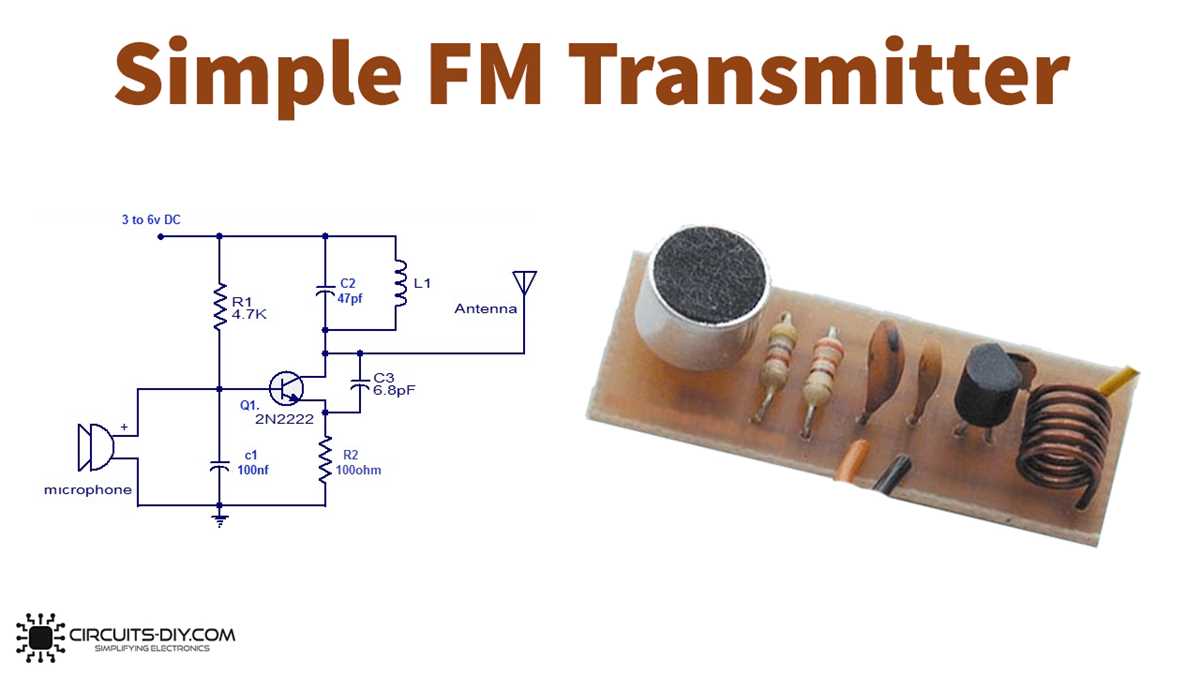 fm transmitter circuit diagram