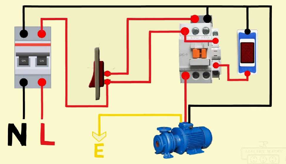 circuit diagram of a contactor circuit diagram of a contactor