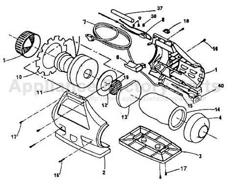 oreck vacuum parts diagram oreck vacuum parts diagram