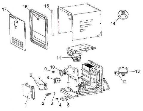 gas water heater parts diagram