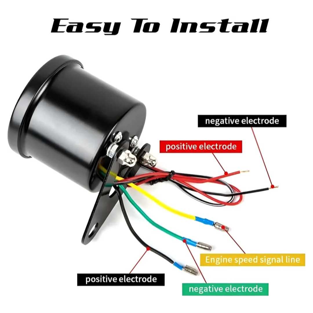 wiring a tachometer diagram