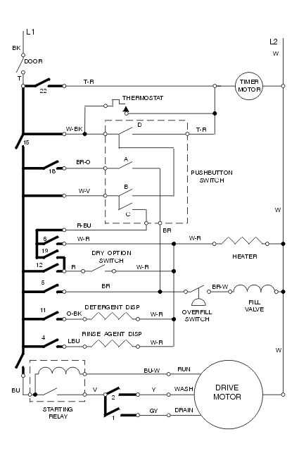 ge dishwasher wiring diagram