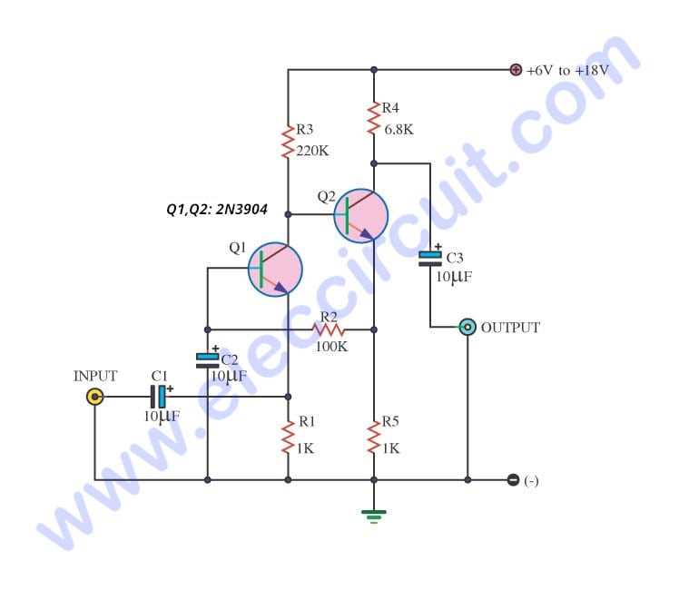 power amplifier circuit diagram